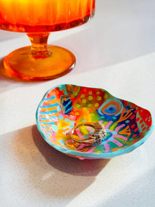 Painted Trinket Dish