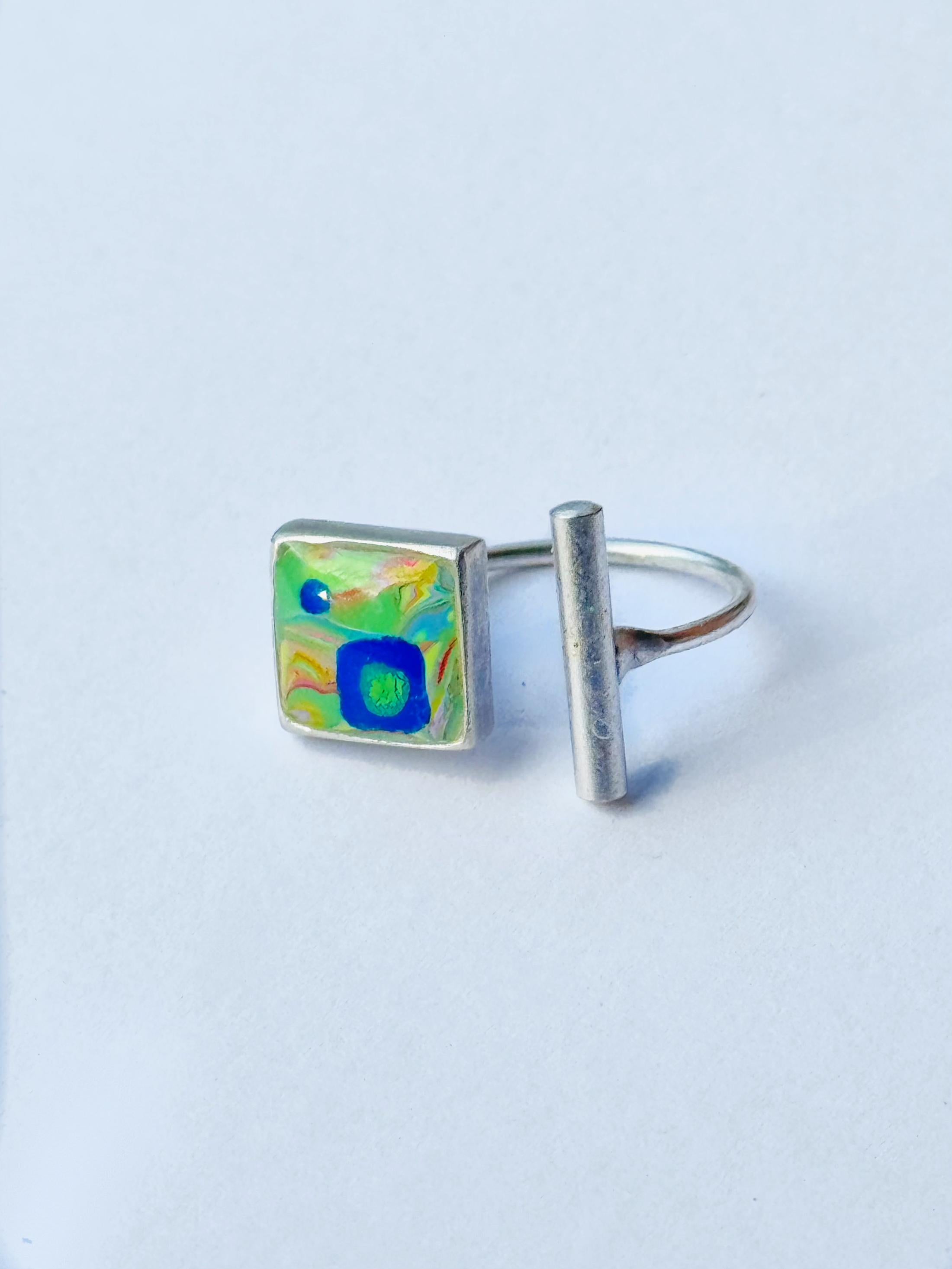 Cube Squared Adjustable Ring