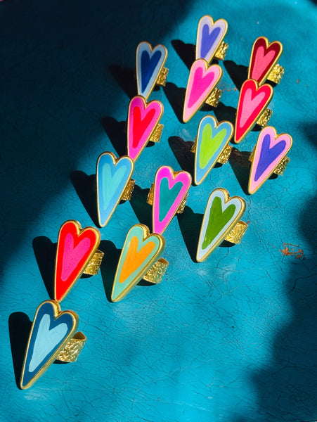 Medium Heart Ring Gold