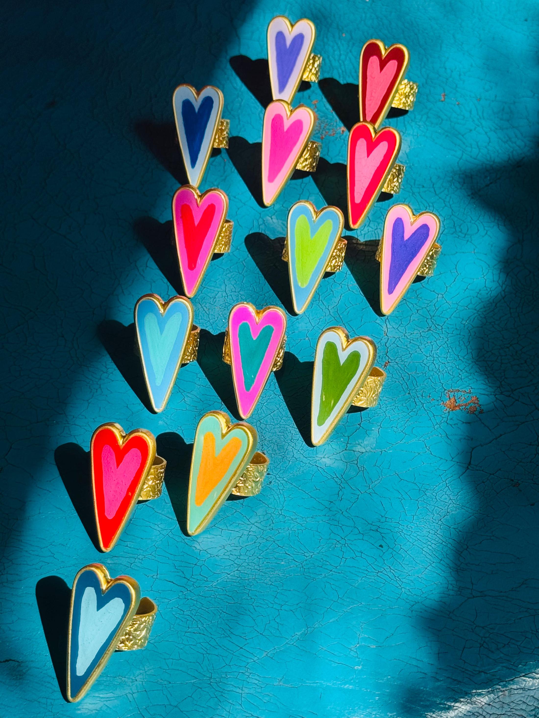 Medium Heart Ring Gold