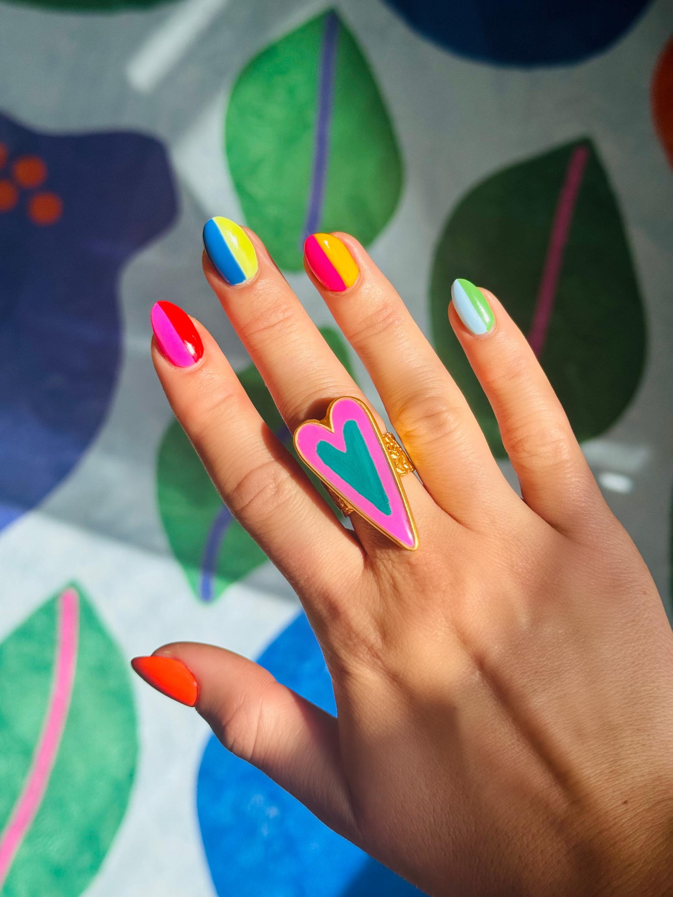 Medium Heart Ring Gold