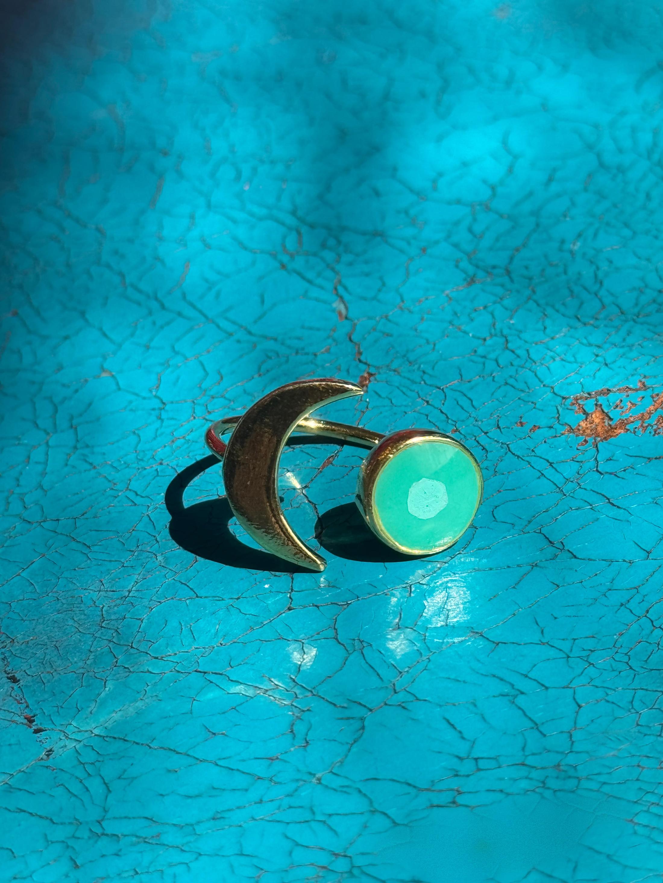 Moon And Sun Ring Gold