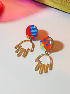 Orange Hand Drops - One of a Kind