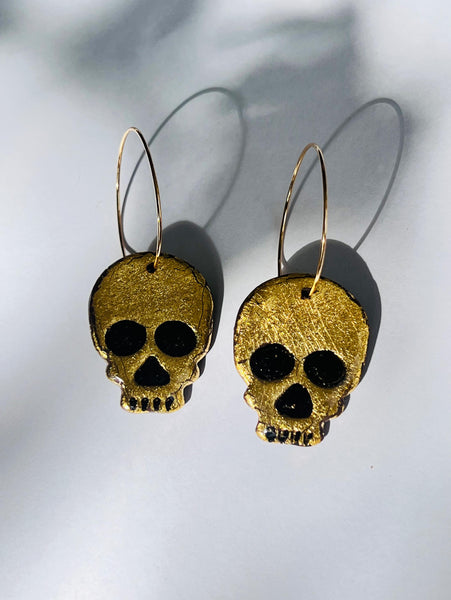 Gold Skull Drops