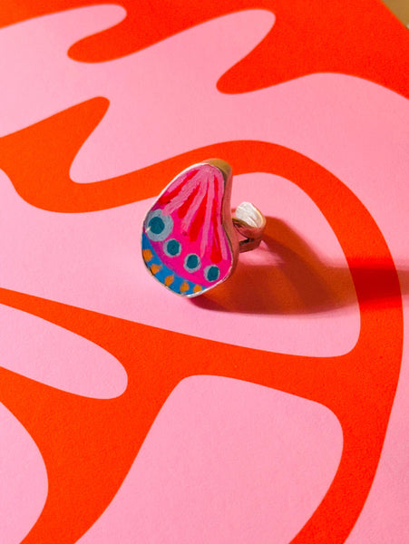 Painted Clay Ring