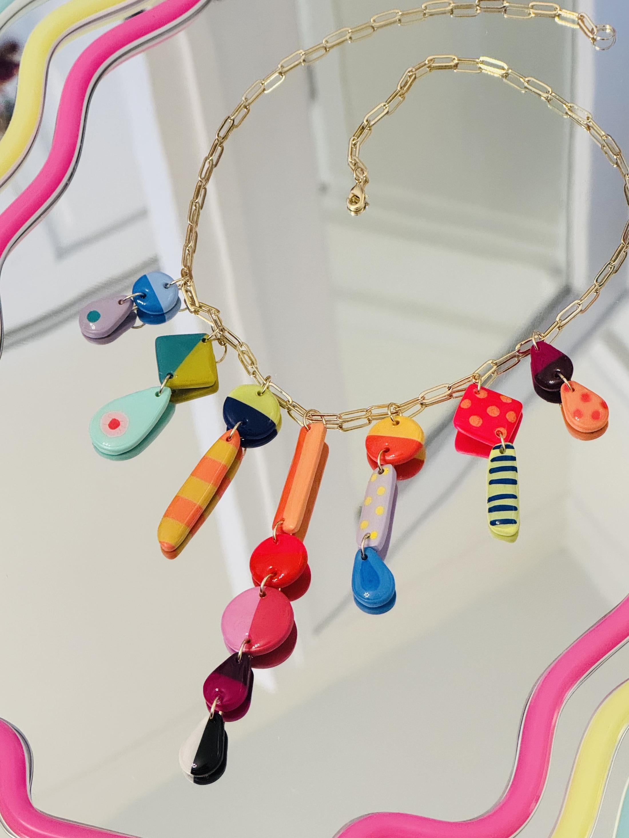 Colorful Drop Necklace